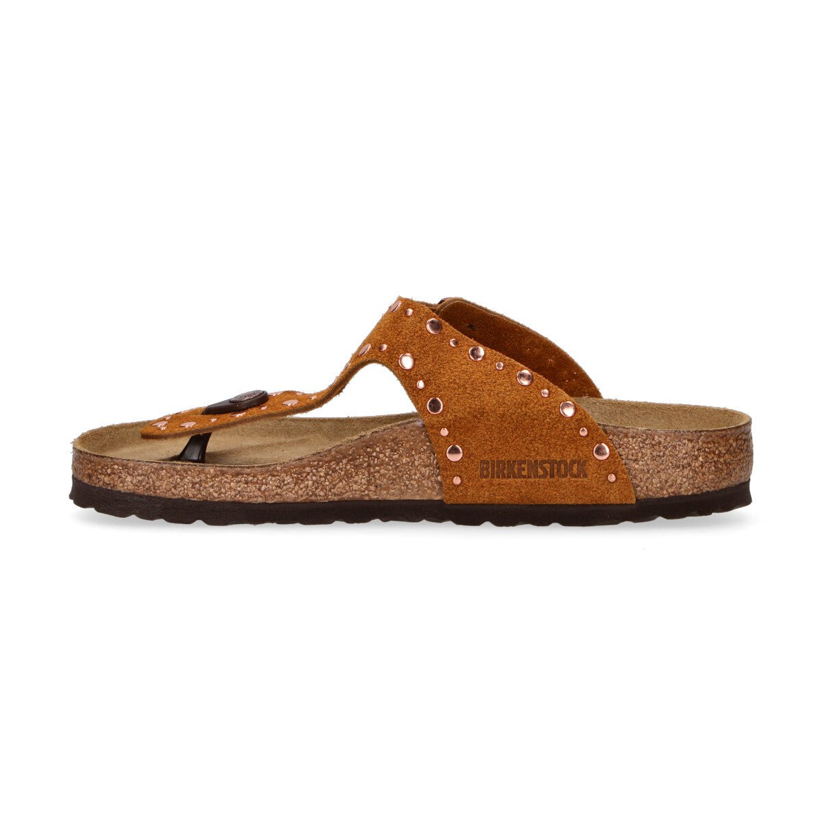 Birkenstock ciabatta Gizeh Rivet Border cuoio