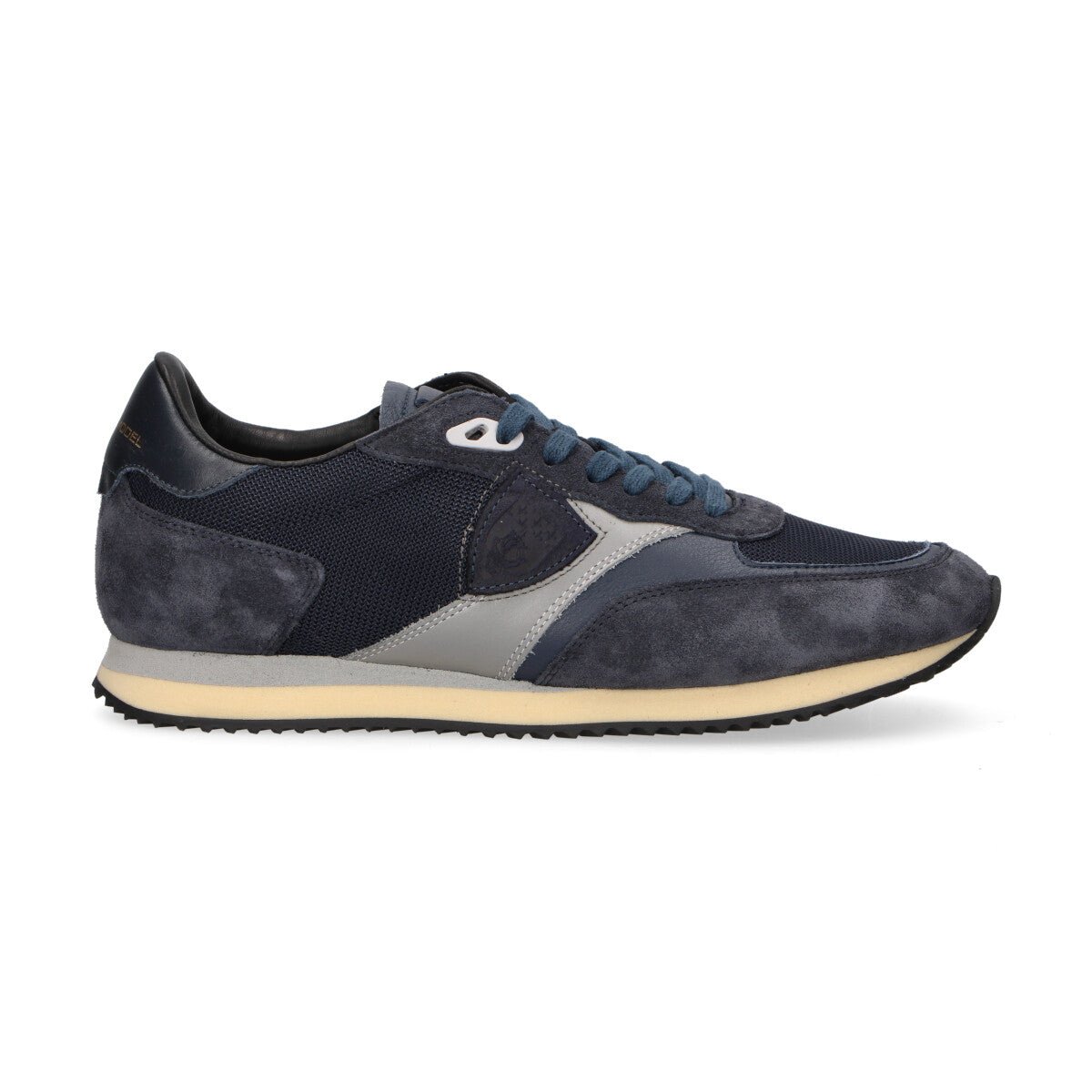 Philippe Model sneaker Blville in camoscio blu