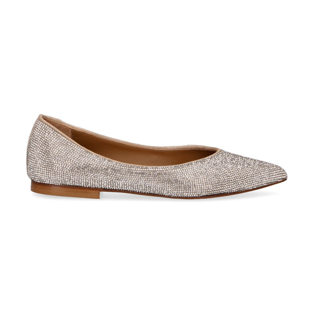 Anna F. ballerina Cristal con glitter argento
