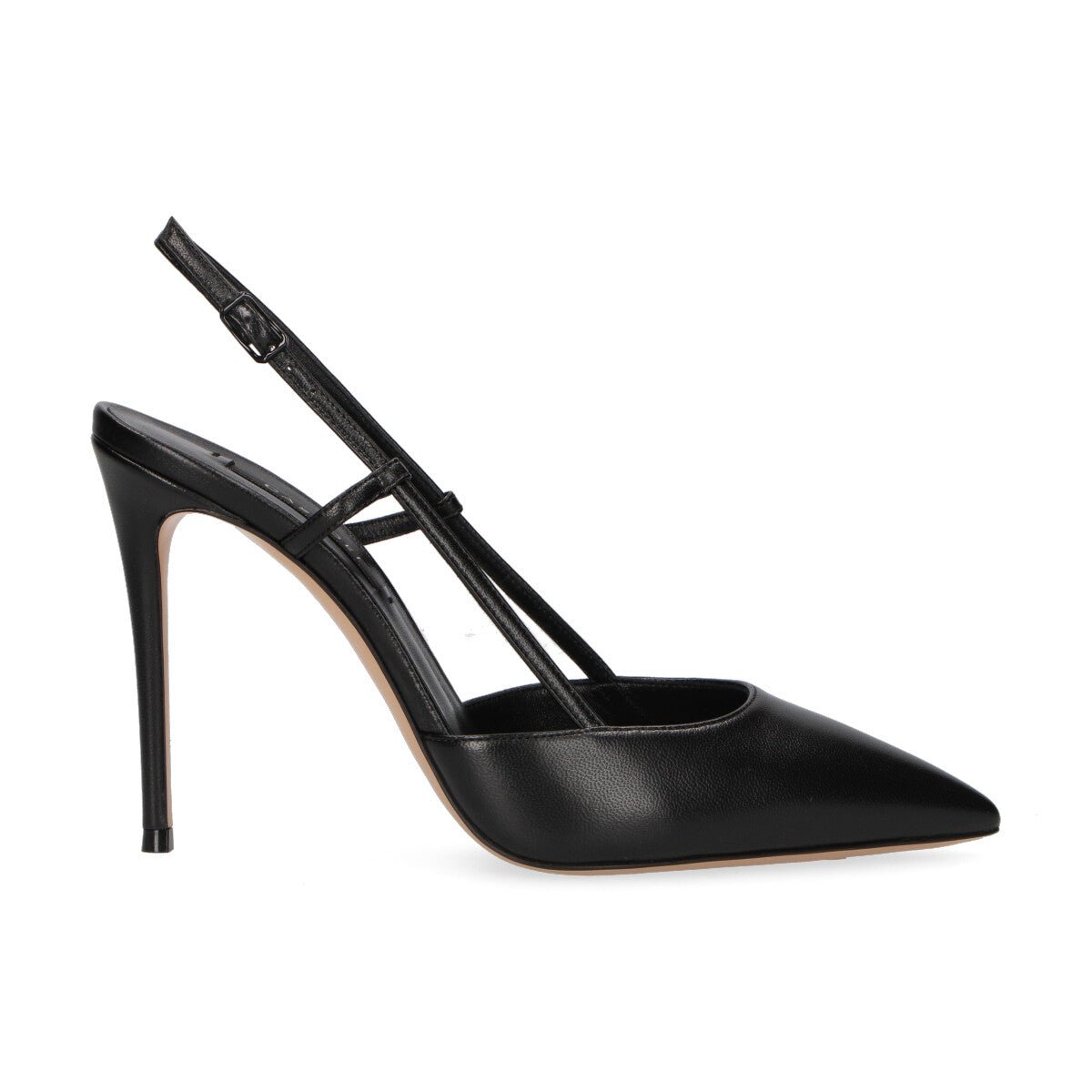 Casadei chanel Minorca in pelle nera