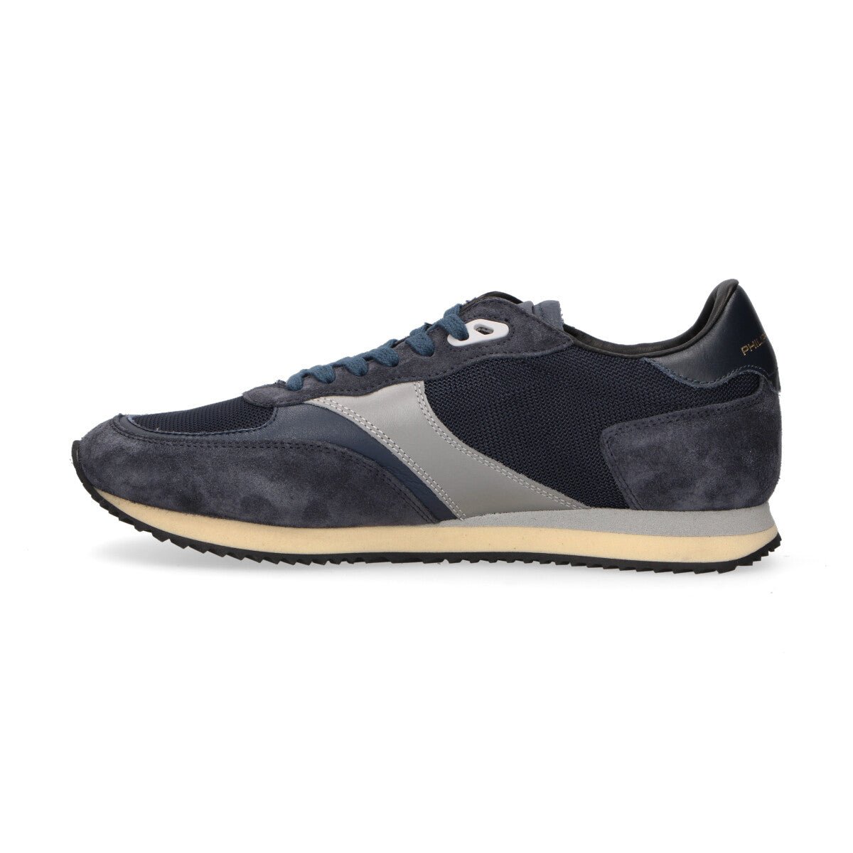 Philippe Model sneaker Blville in camoscio blu