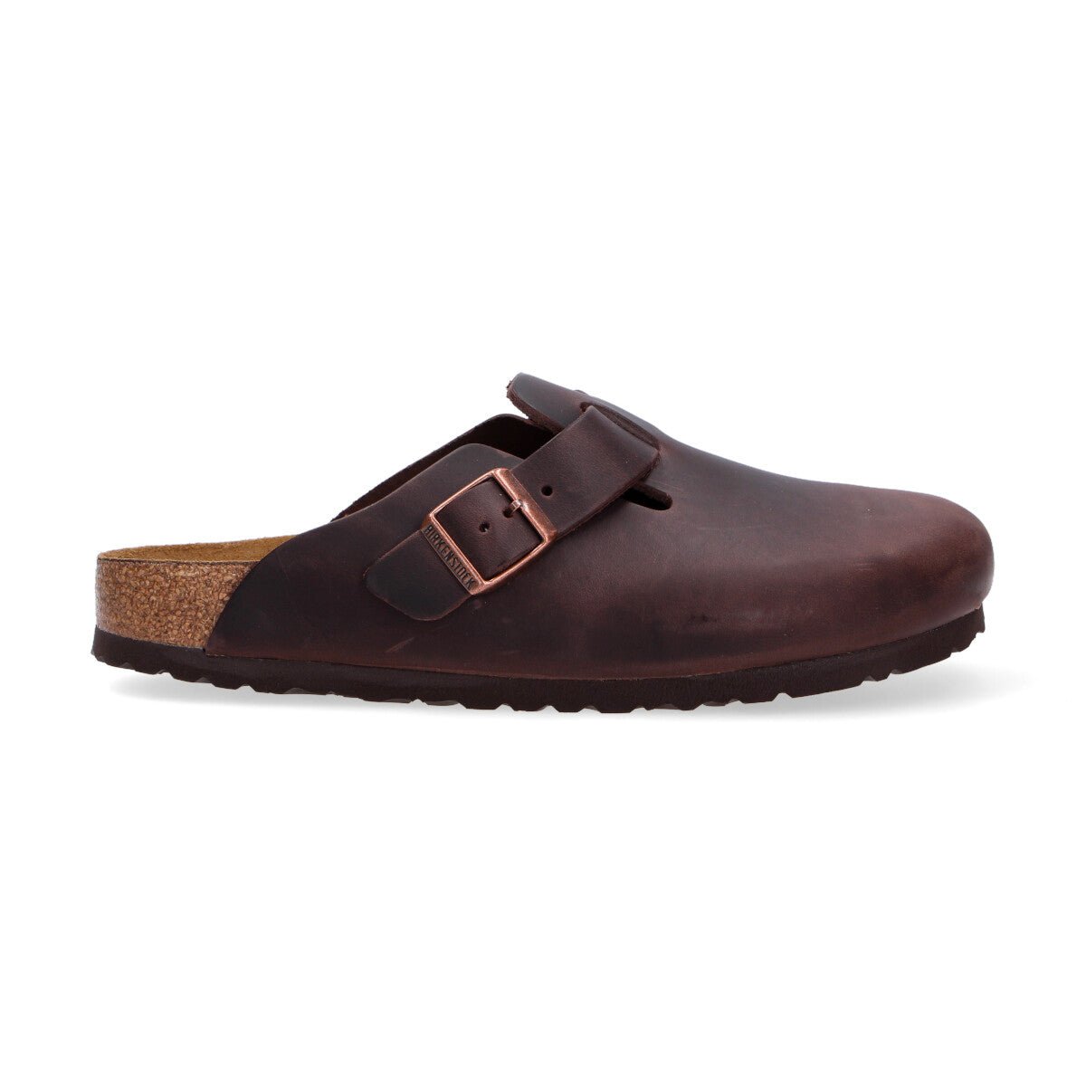 Birkenstock Boston pelle oliata marrone