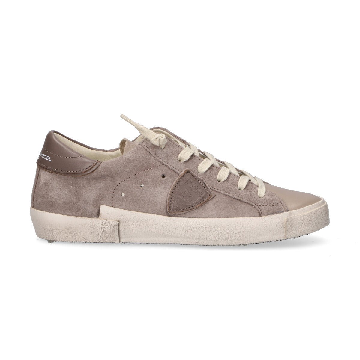 Philippe Model sneaker Paris in camoscio grigio
