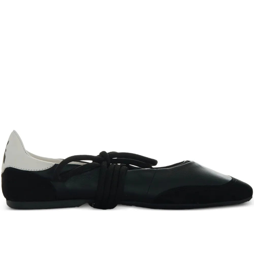 Patrizia Pepe ballerina in pelle nera