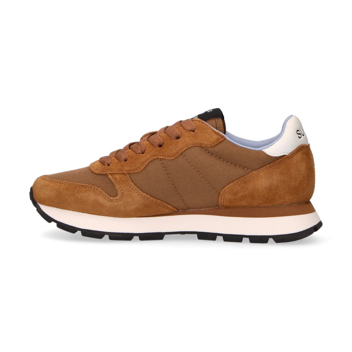 Sun68 sneaker Ally Solid in camoscio cuoio
