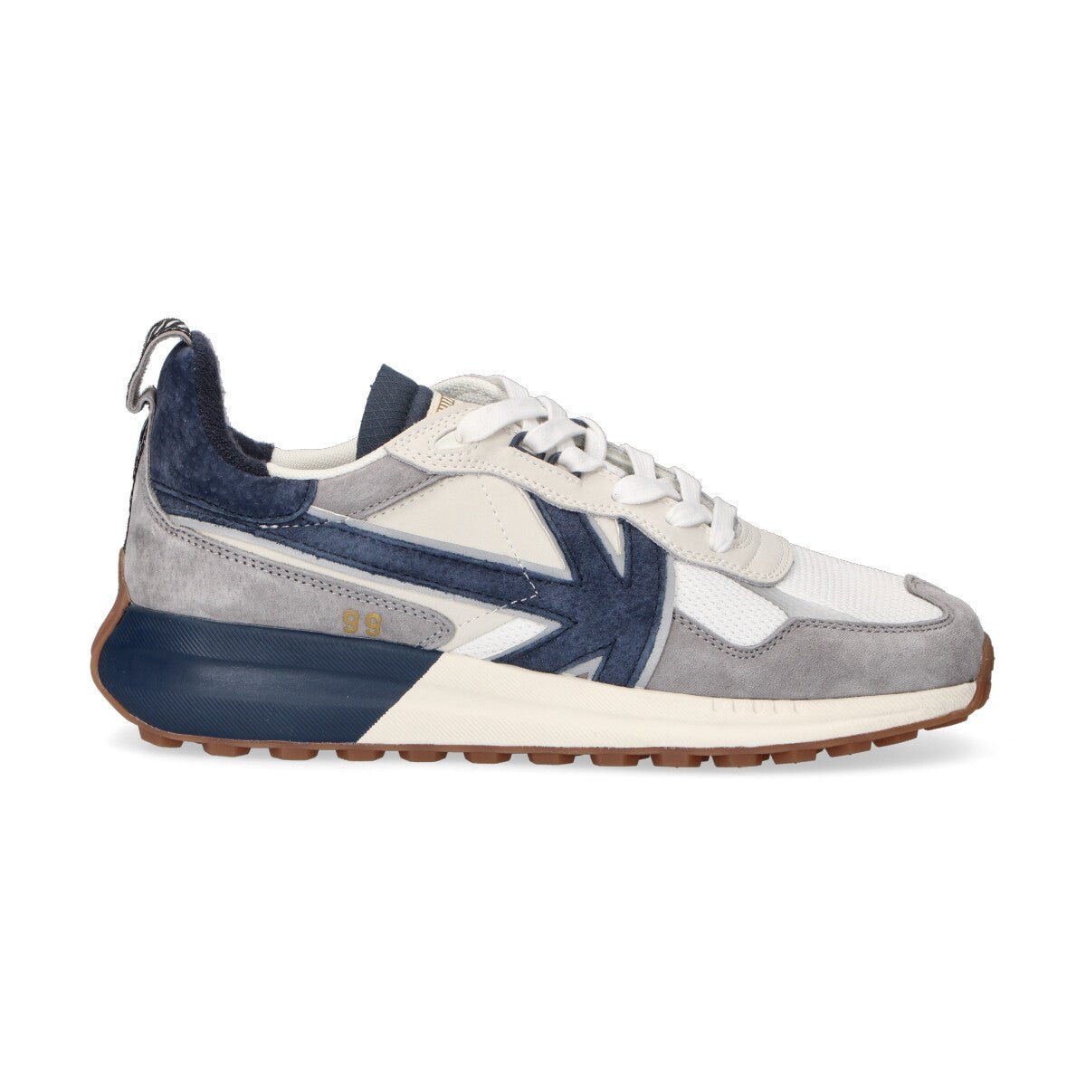Kaotiko sneaker Vancouver in nylon grigia blu