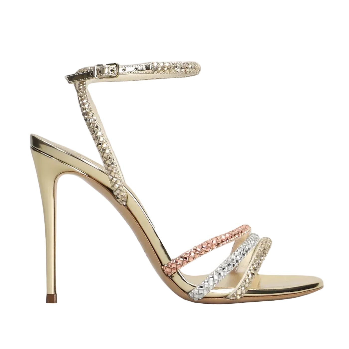 Casadei sandalo Andromeda in strass platino