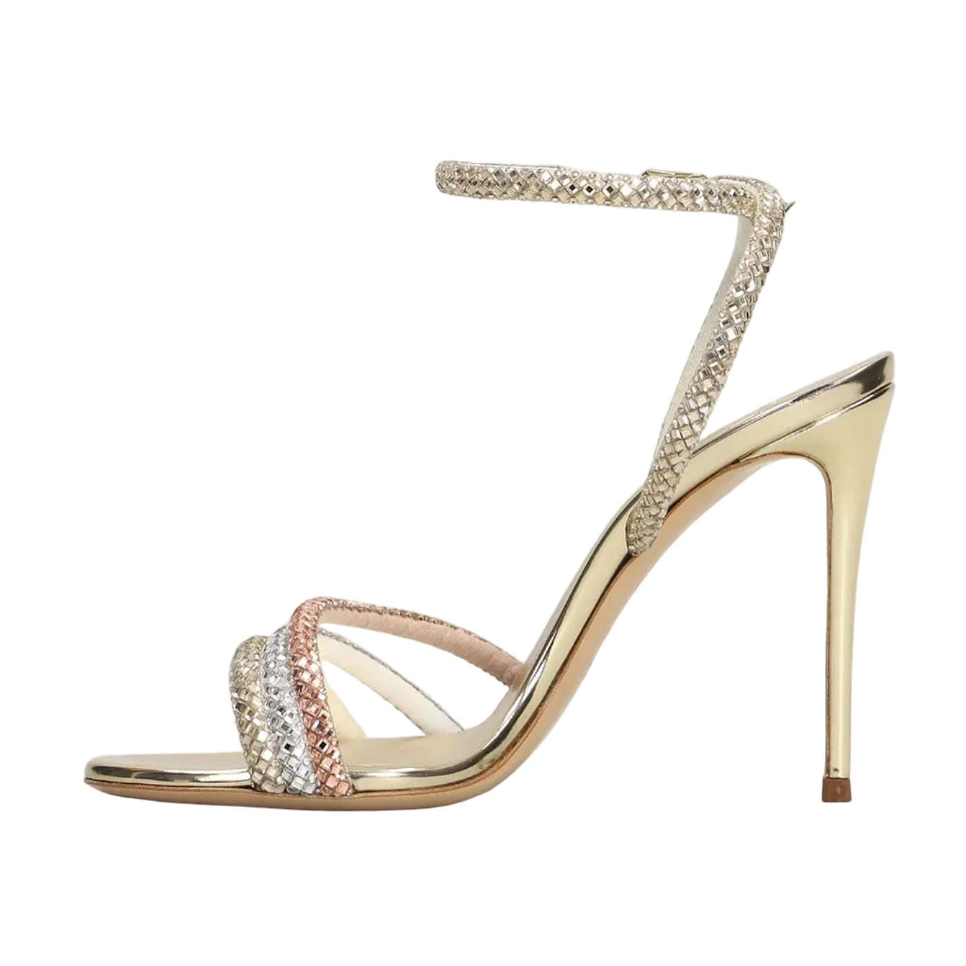 Casadei sandalo Andromeda in strass platino