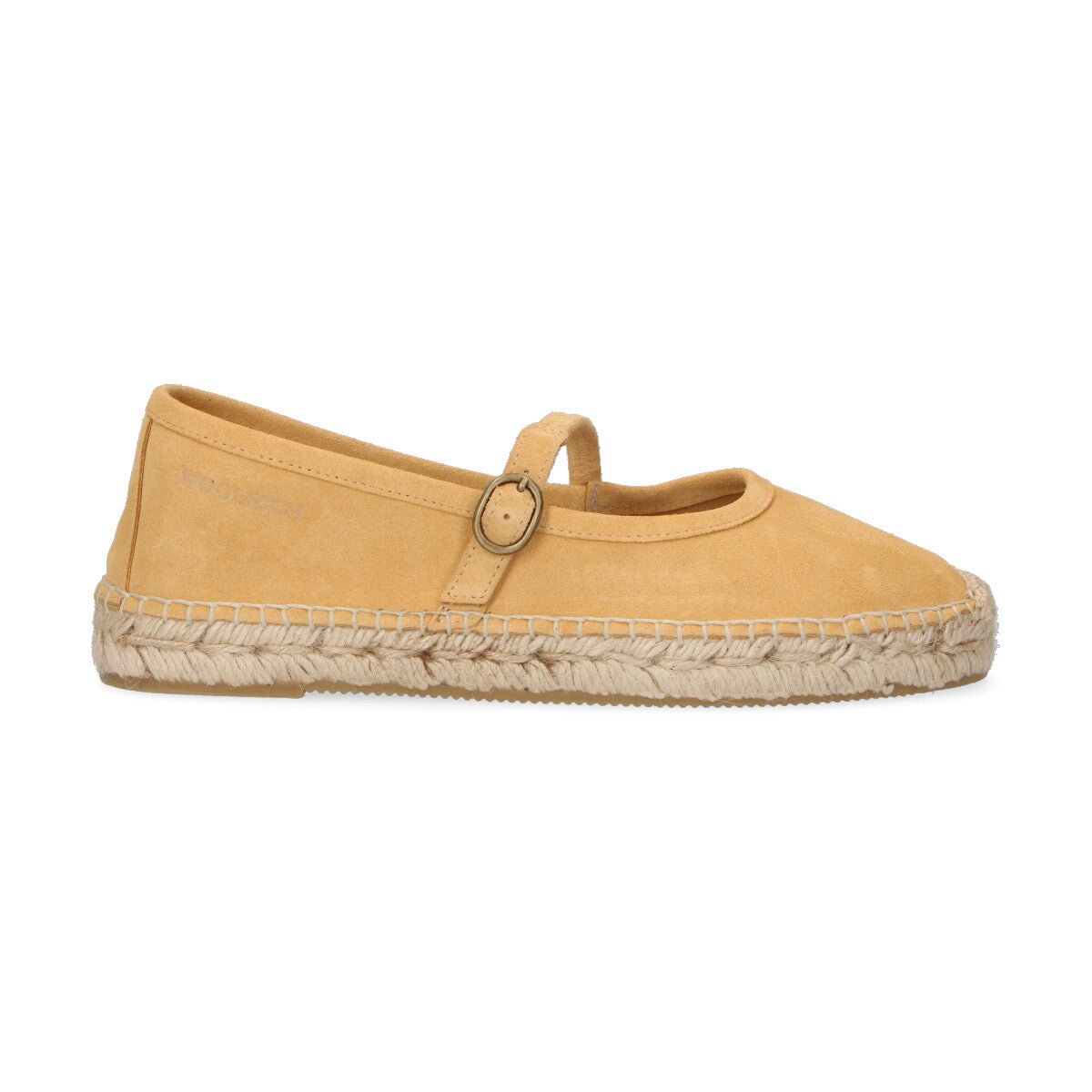 Woolrich ballerina in camoscio arancione