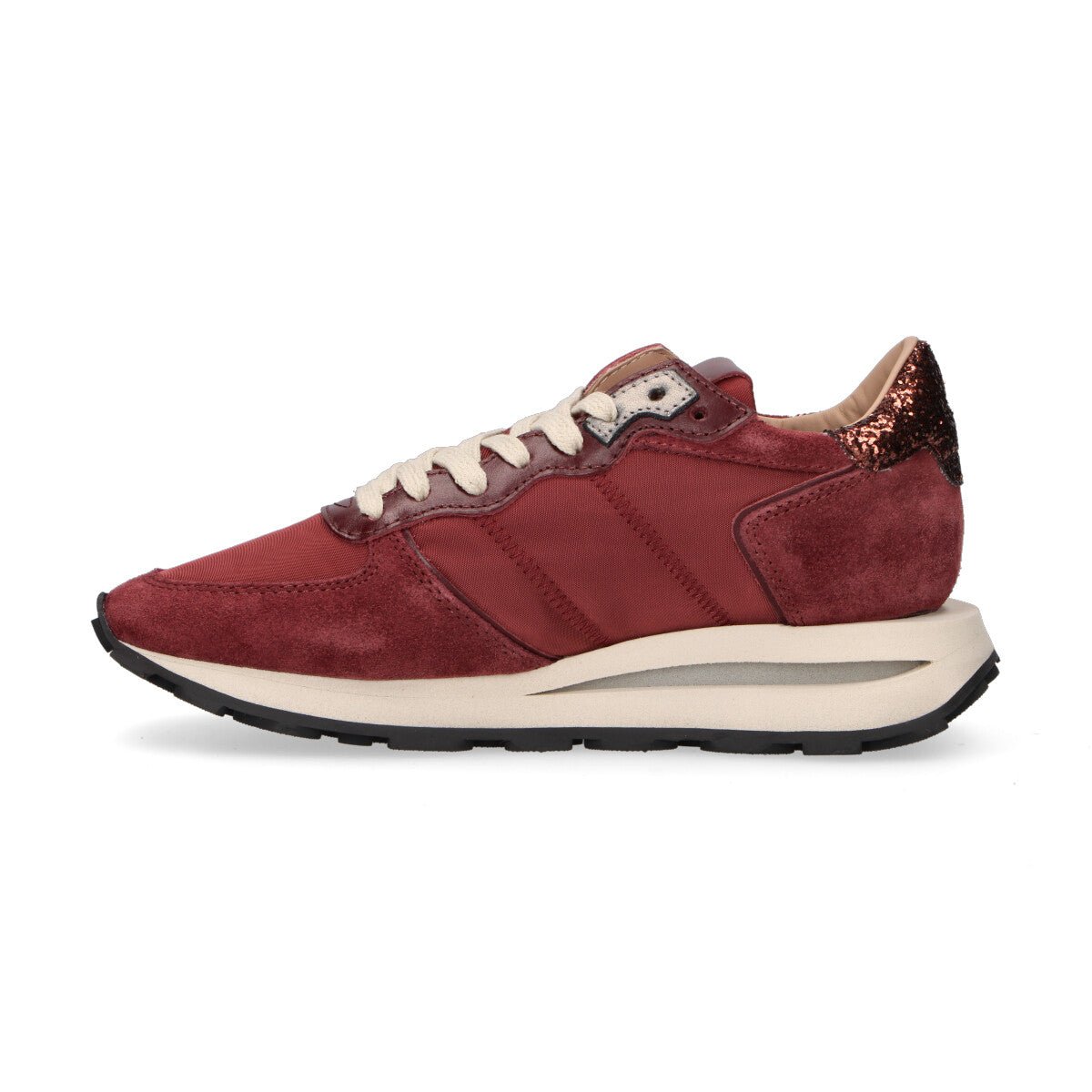 Philippe Model sneaker Tropez in camoscio bordeaux