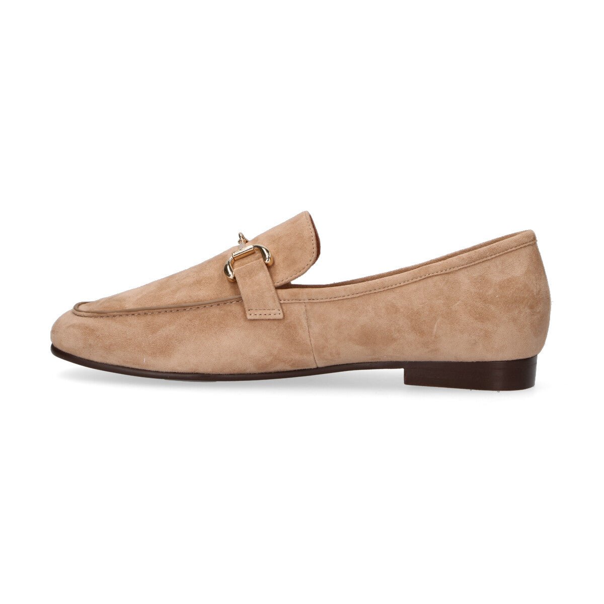 Bibi Lou mocassino con fibbia in camoscio beige