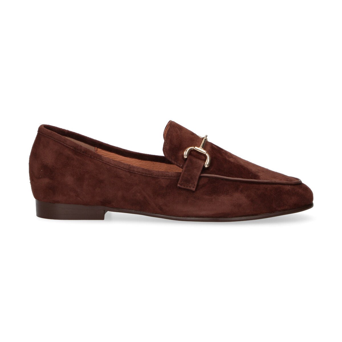 Bibi Lou mocassino con fibbia camoscio marrone
