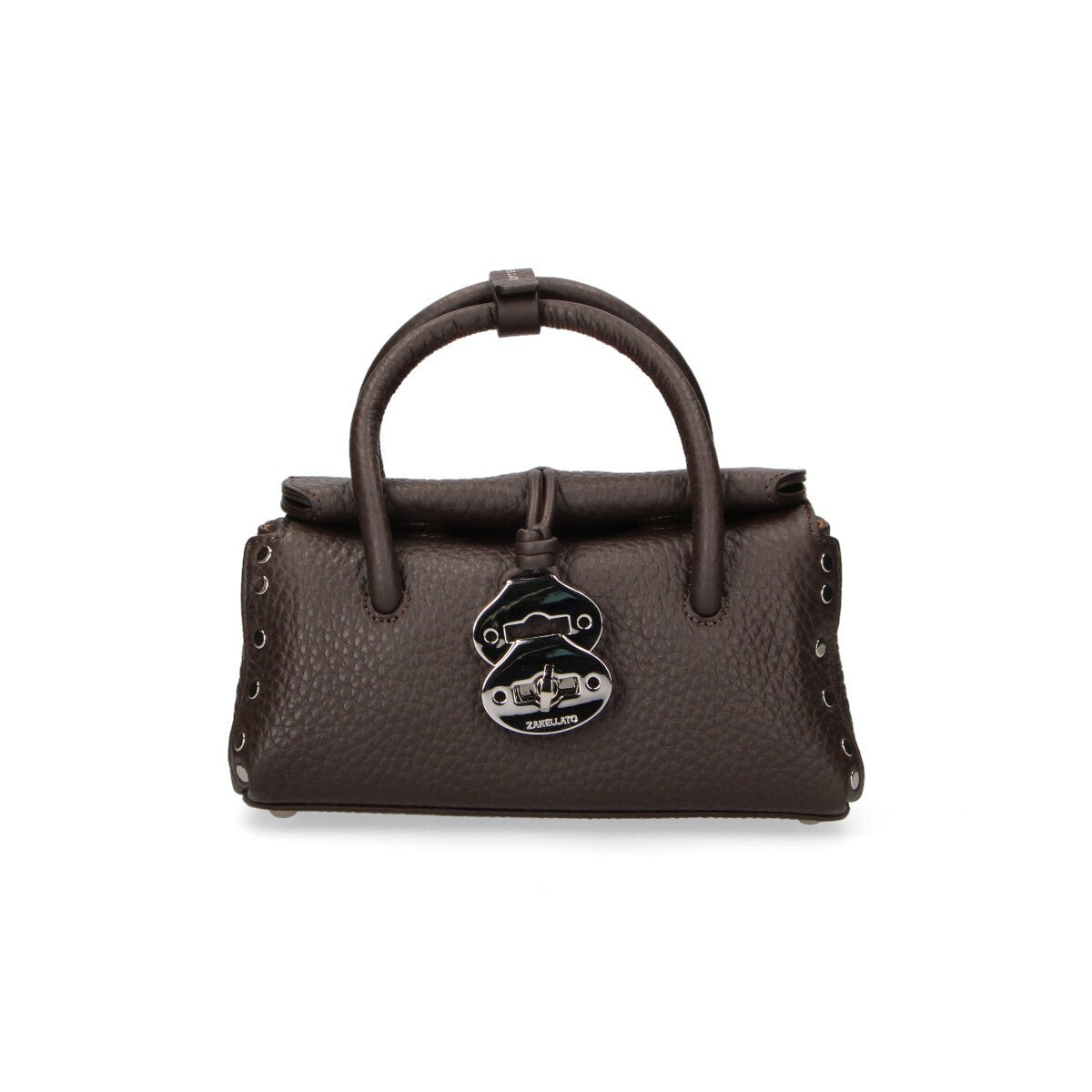 Zanellato borsa Dotta Centauro baby in pelle brown castel del monte