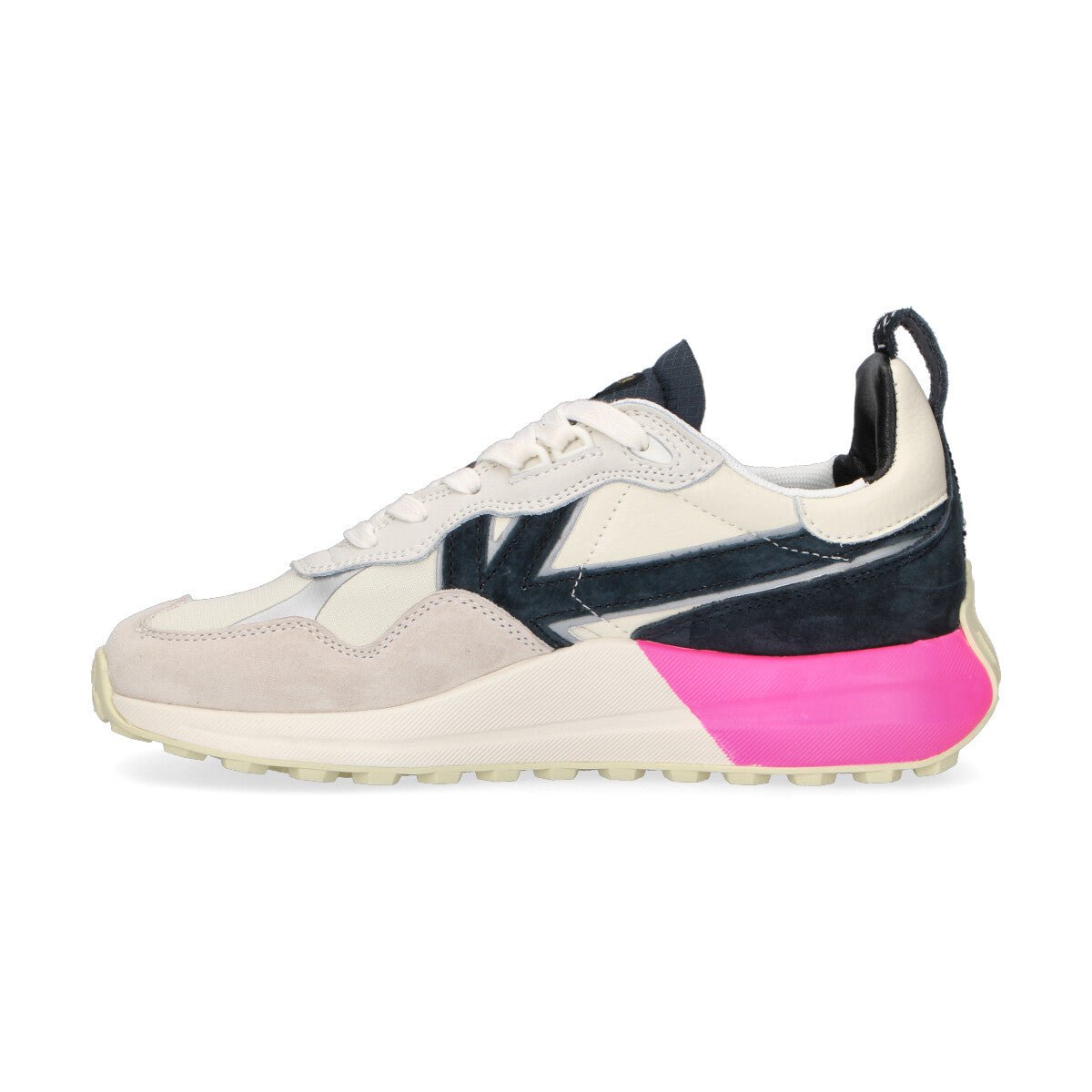 Kaotiko sneaker Detroit in nylon bianco blu