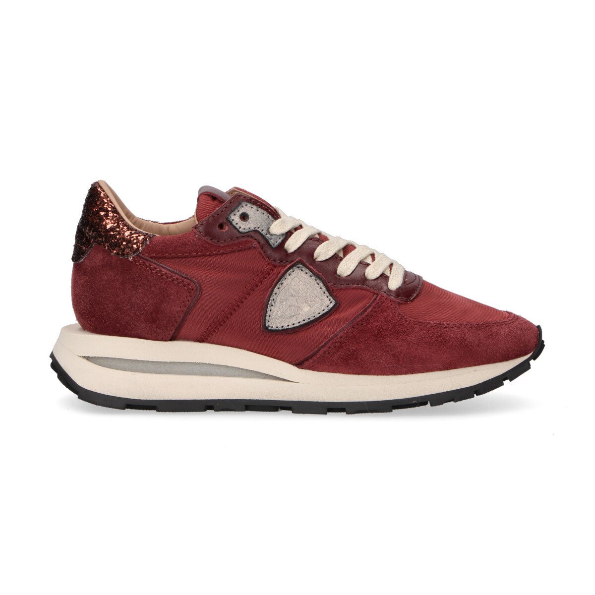 Philippe Model sneaker Tropez in camoscio bordeaux