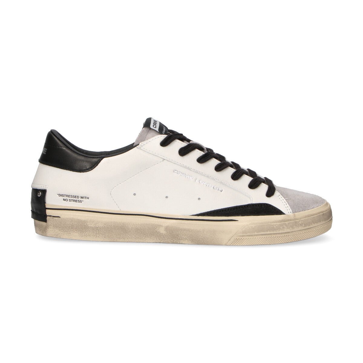 Crime London sneaker Distressed 2.0 Ash Black