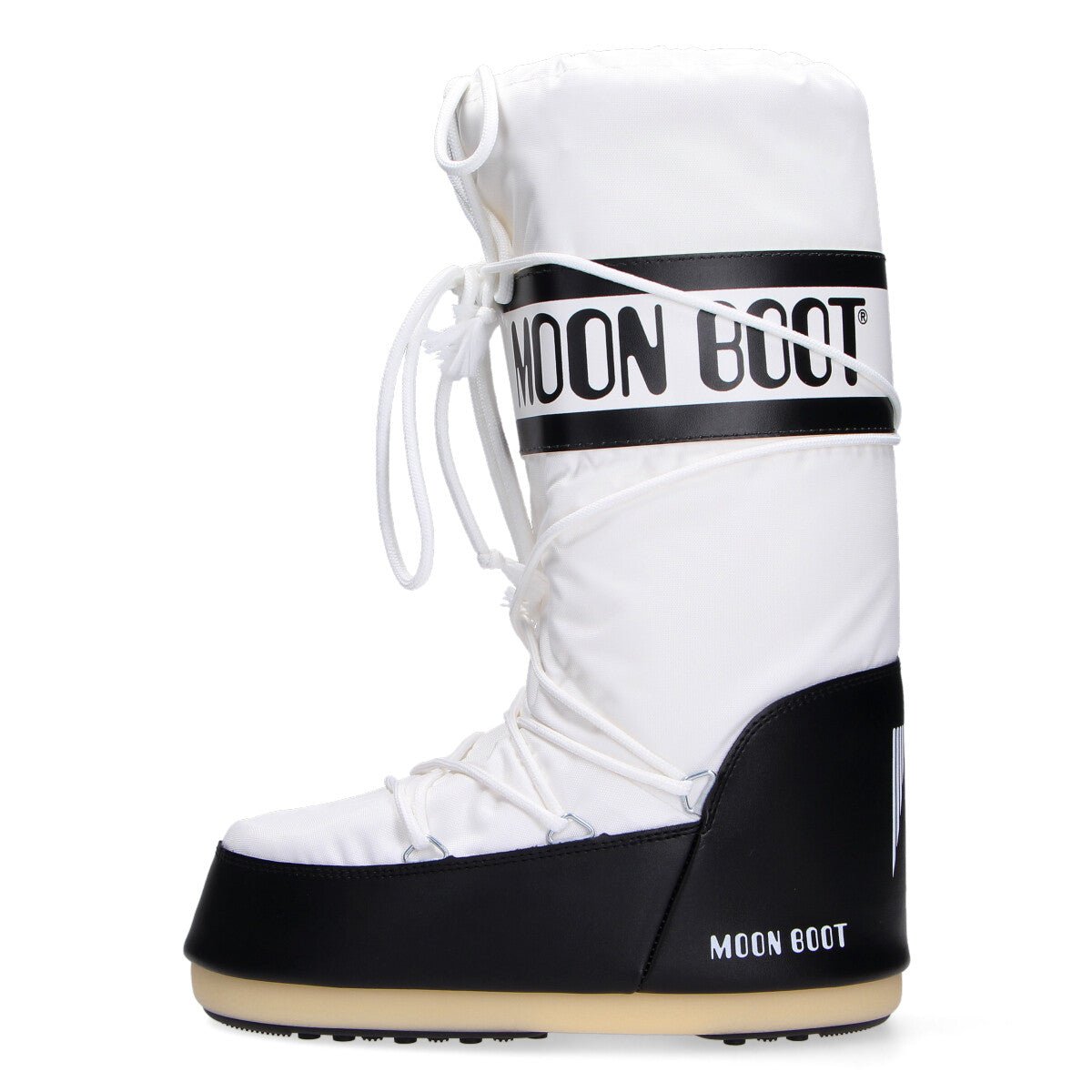 Moon Boot Icon Nylon con Design Colour-Black