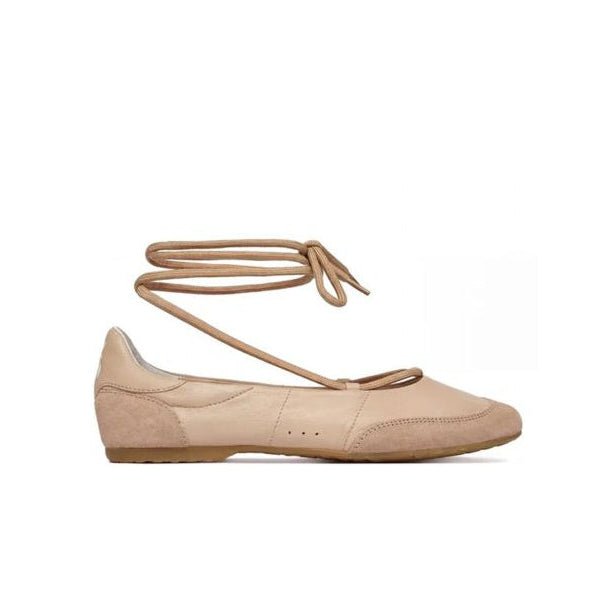 Patrizia Pepe ballerina in pelle beige
