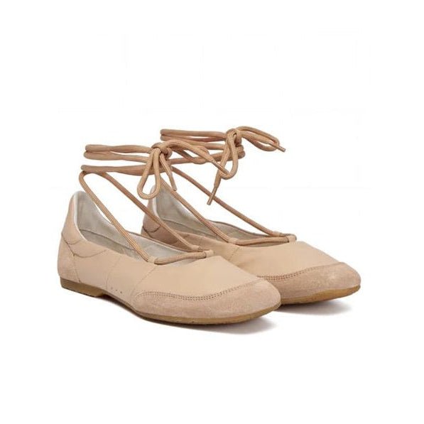 Patrizia Pepe ballerina in pelle beige