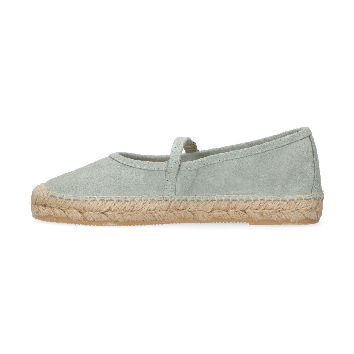 Woolrich ballerina in camoscio azzurra