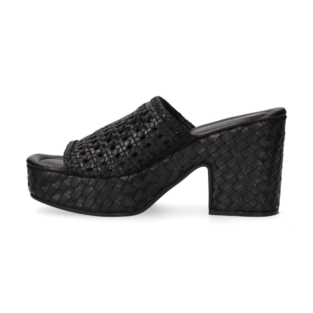 Exè sabot in pelle nera