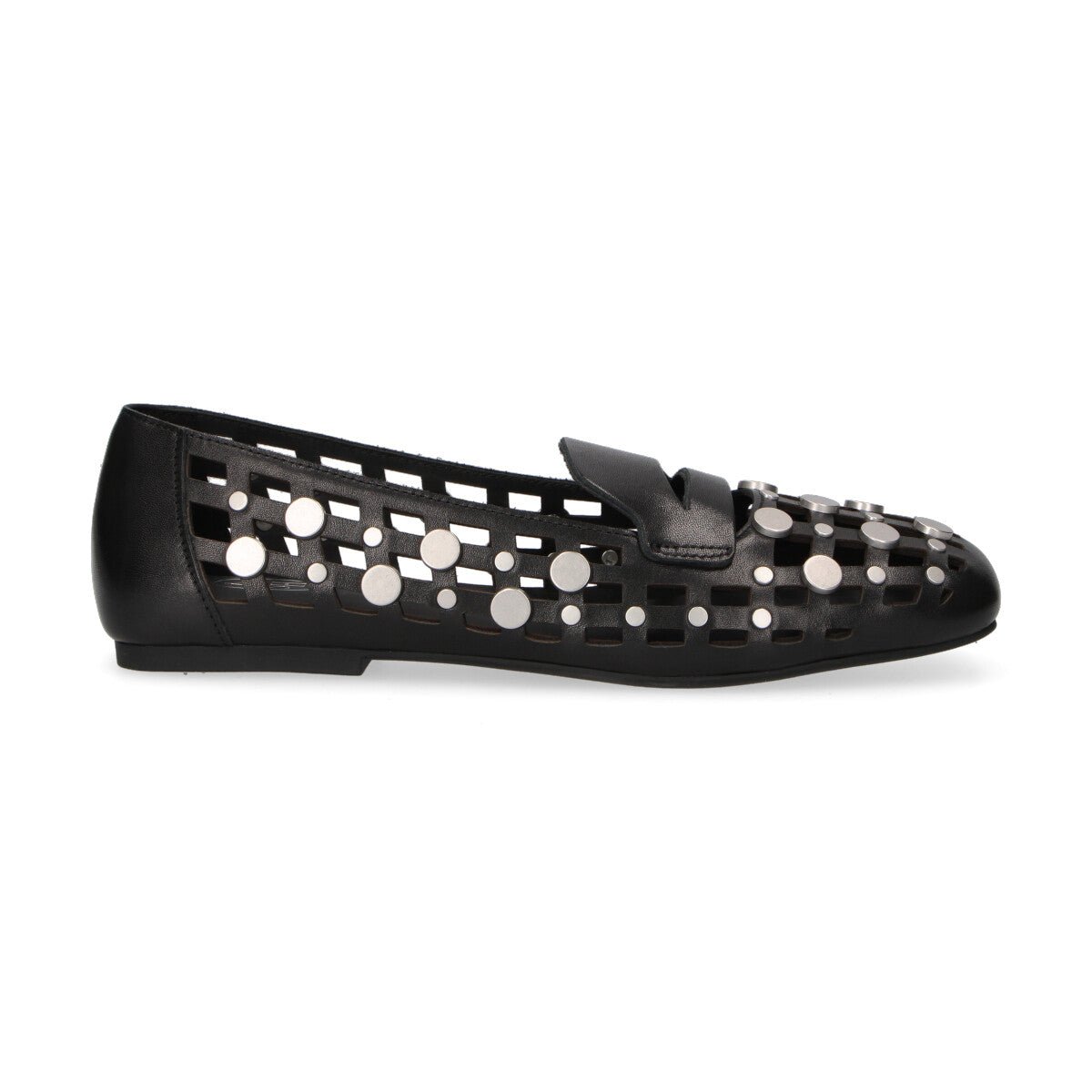 Ash ballerina Bali con borchie pelle nera