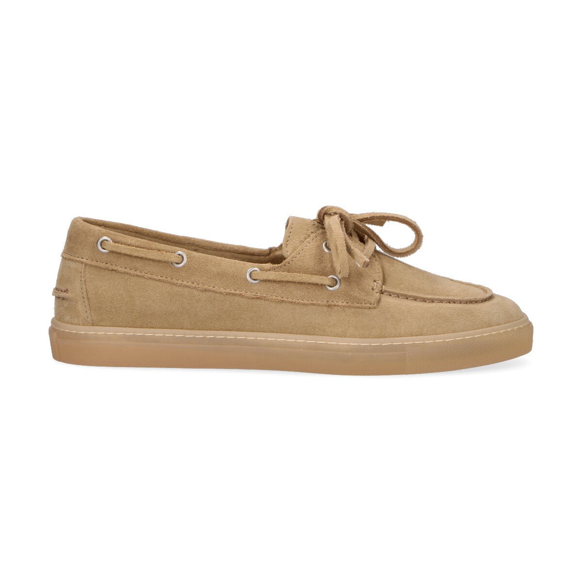 Copenhagen scarpa da barca in camoscio beige