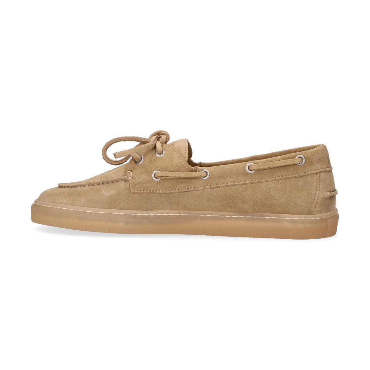 Copenhagen scarpa da barca in camoscio beige