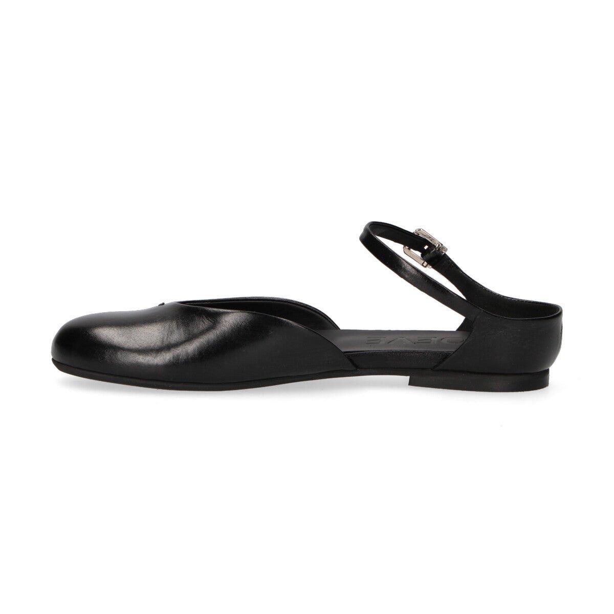 Poeve ballerina Isola in pelle nera