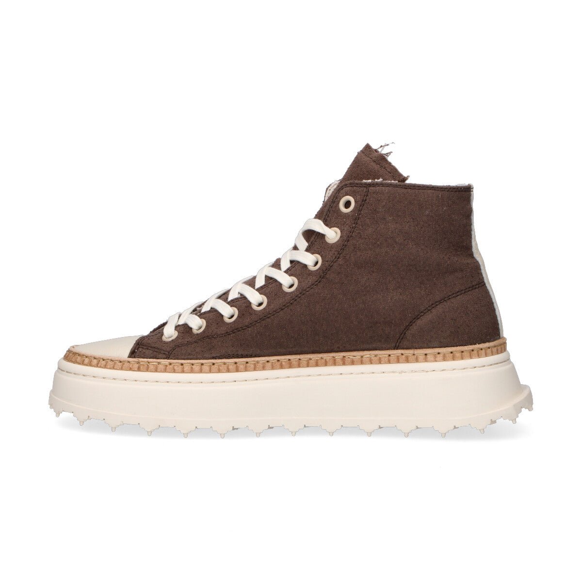 BePositive sneaker Star in tessuto marrone