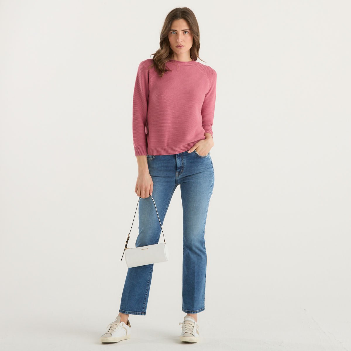 Weekend MaxMara maglia cotone rosa antico