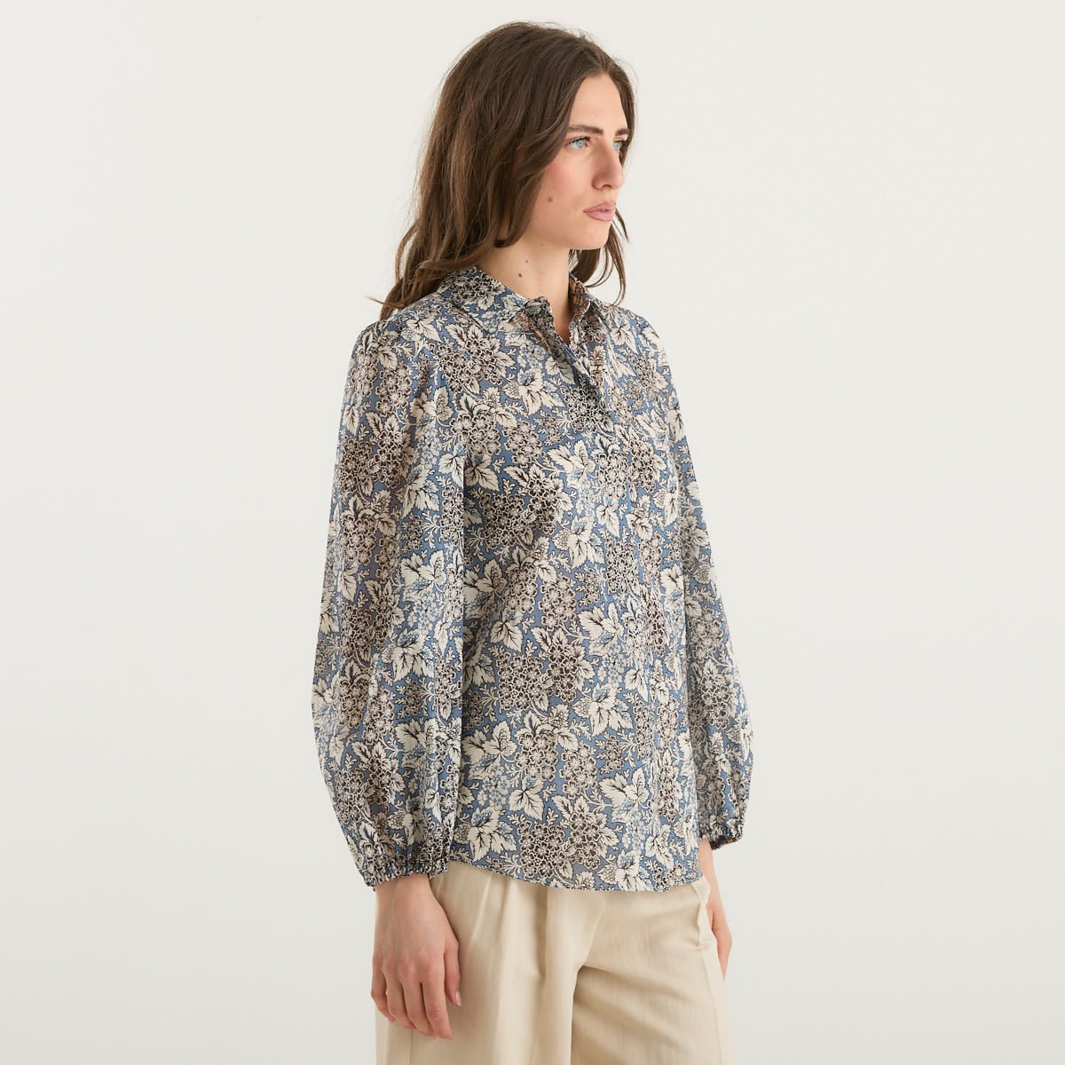 Weekend MaxMara camicia in voile multicolor