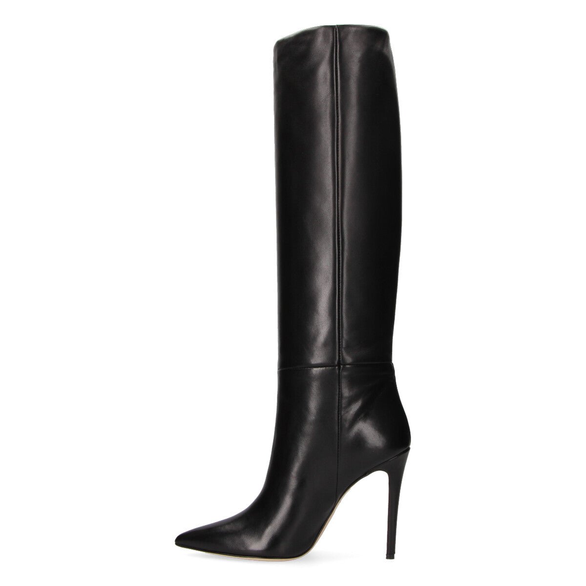 Anna F stivale alto in pelle nero