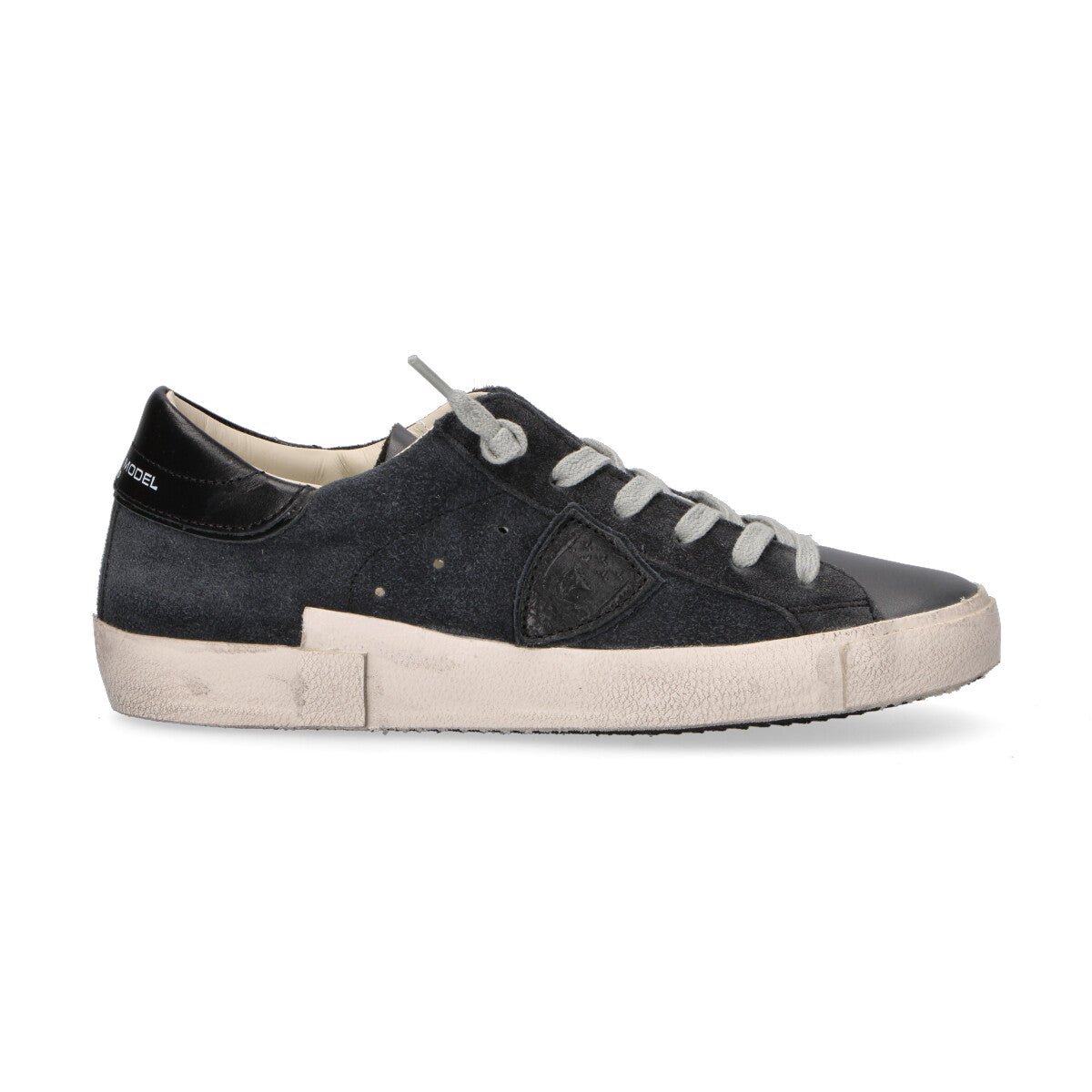 Philippe Model sneaker Paris in camoscio blu