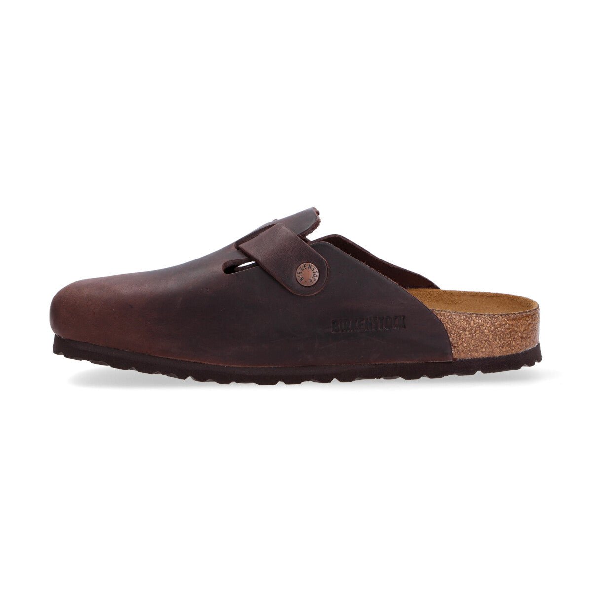 Birkenstock Boston pelle oliata marrone