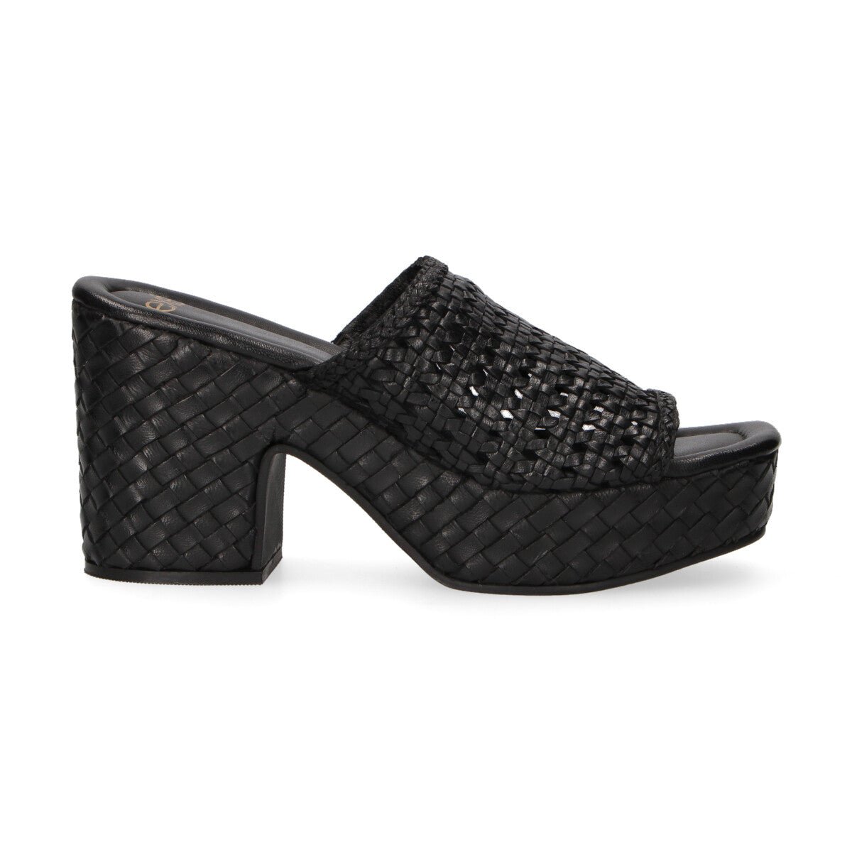Exè sabot in pelle nera