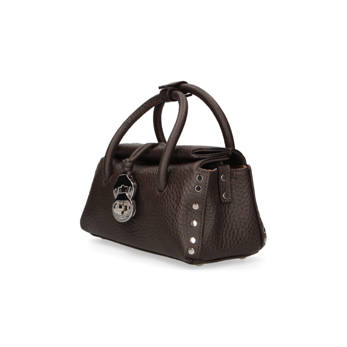 Zanellato borsa Dotta Centauro baby in pelle brown castel del monte