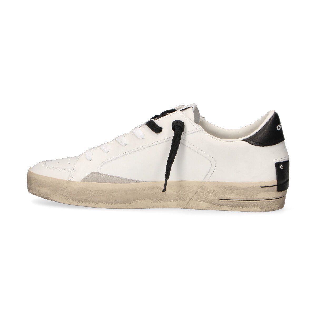 Crime London sneaker Sk8 Deluxe white black
