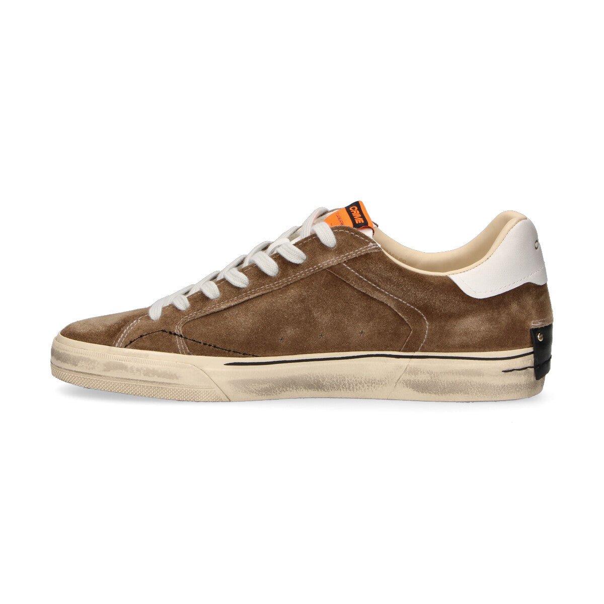 Crime London sneaker Deconstructed Brown Flame