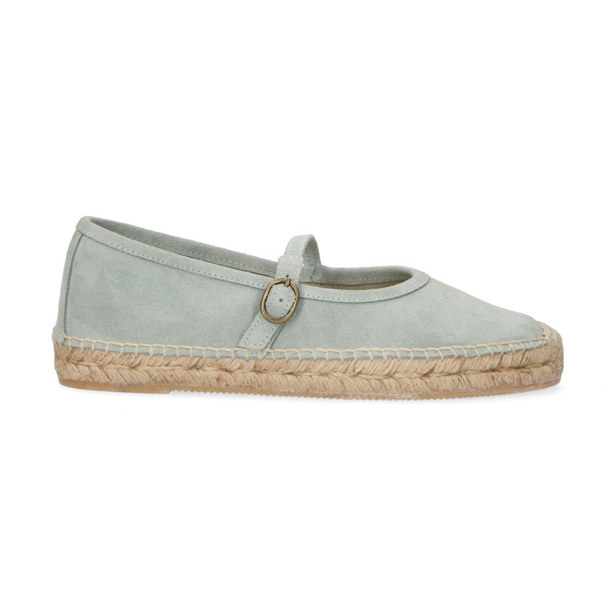 Woolrich ballerina in camoscio azzurra