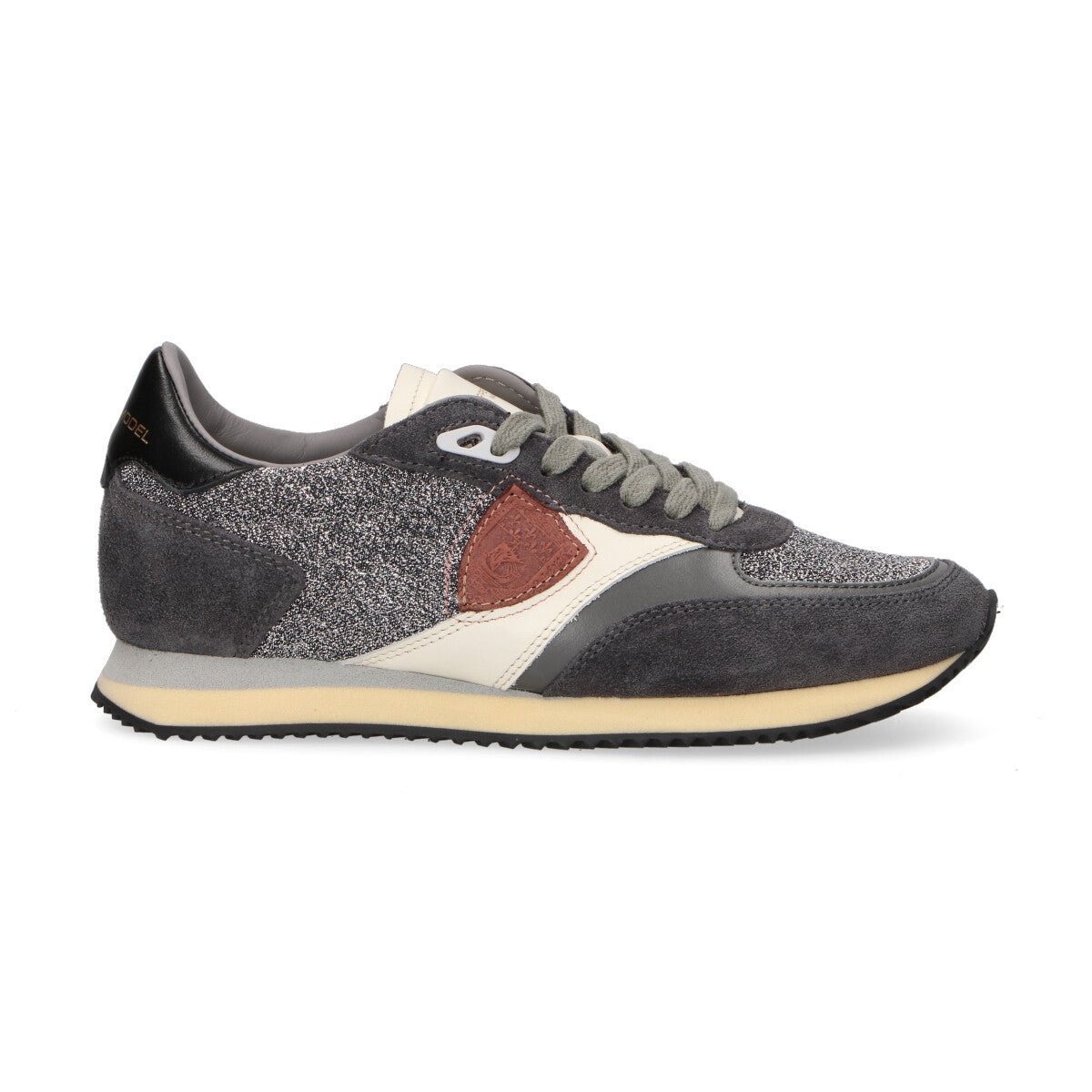 Philippe Model sneaker Blville in camoscio grigio