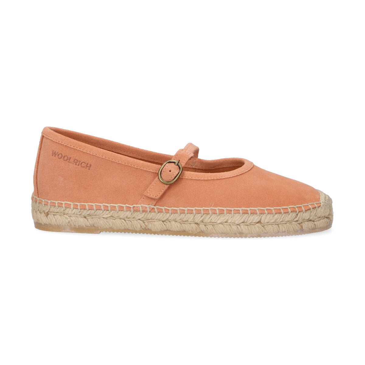 Woolrich ballerina in camoscio rosa
